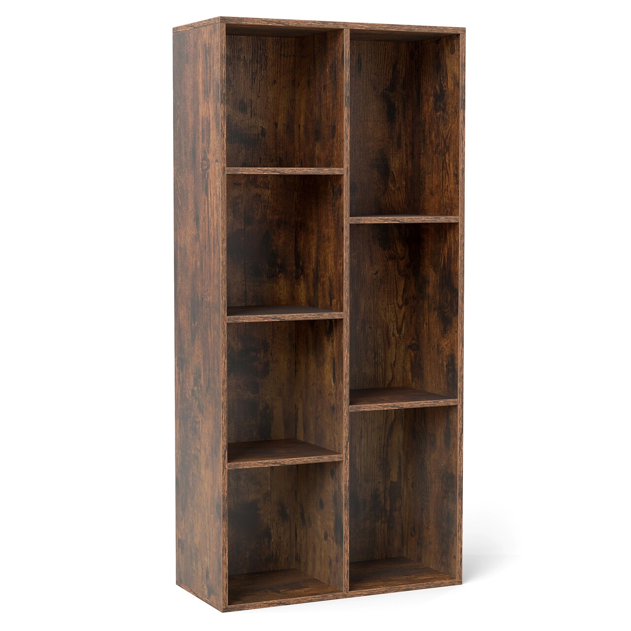 7-Compartment Storage Shelf Freestanding, Vertical and Horizontal Options